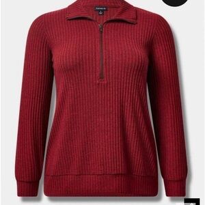 Torrid 1/4 zip pullover